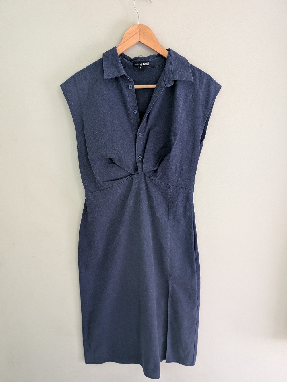 Area Stars Blue Tank Sheath Dress Size S